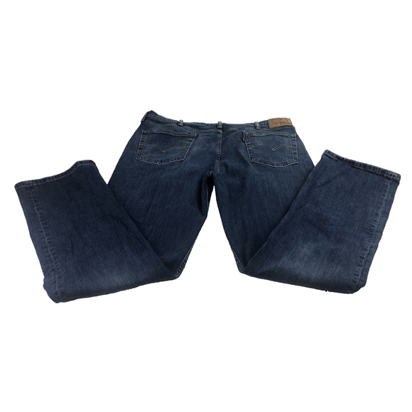 Levi's 514 Men's Jeans 40 x 32 Regular Fit Straight Leg Y2K Blue Denim Stonewash - Picture 2 of 13